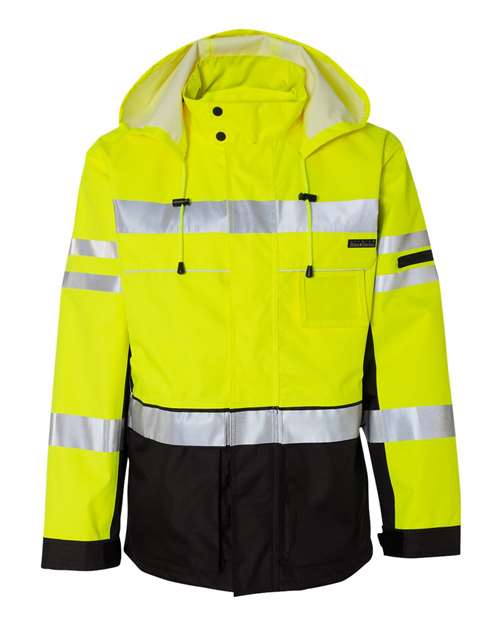 Kishigo JS135-136 Unisex Premium Black Series® 2-In-1 Jacket - Lime