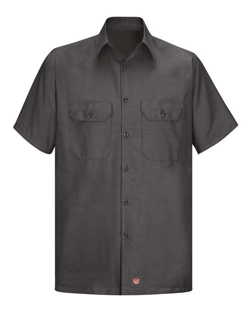 Load image into Gallery viewer, Red Kap SY60 Men's Ripstop Short Sleeve Work Shirt - Charcoal
