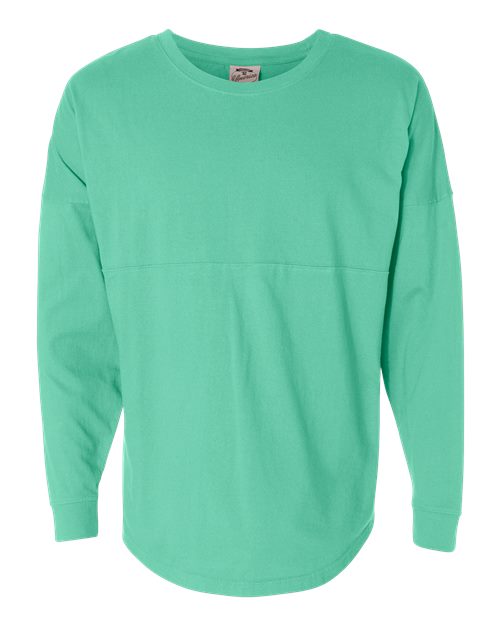 Load image into Gallery viewer, J. America 8229 Unisex Game Day Jersey Long Sleeve T-Shirt - Mint
