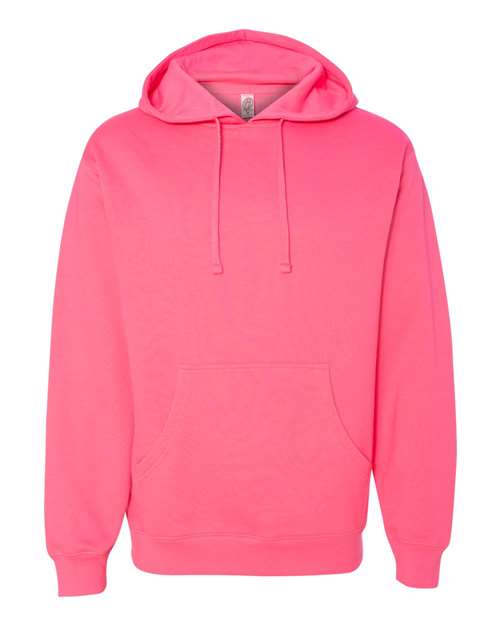 Load image into Gallery viewer, Unisex Midweight Hooded Sweatshirt - Neon Pink
