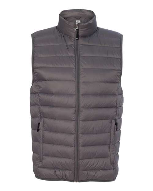 Weatherproof 16700 Men's 32 Degrees Packable Down Vest - Dark Pewter