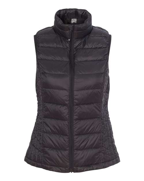 Weatherproof 16700W Women's 32 Degrees Packable Down Vest - Black