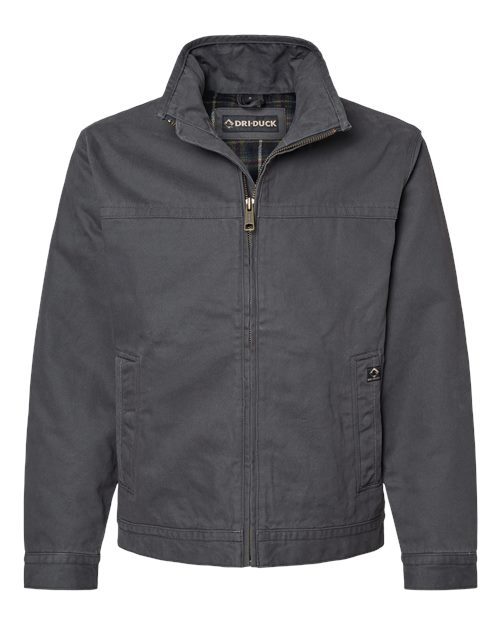 DRI DUCK 5028 Men's Maverick Boulder Cloth™ Jacket with Blanket Lining - Charcoal