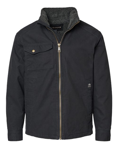 Load image into Gallery viewer, DRI DUCK 5037 Men's Endeavor Canyon Cloth™ Canvas Jacket with Sherpa Lining - Black
