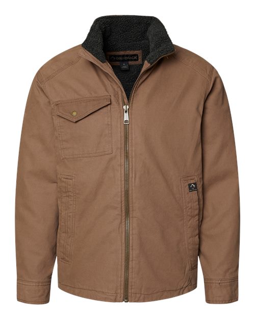 DRI DUCK 5037 Men's Endeavor Canyon Cloth™ Canvas Jacket with Sherpa Lining - Field Khaki