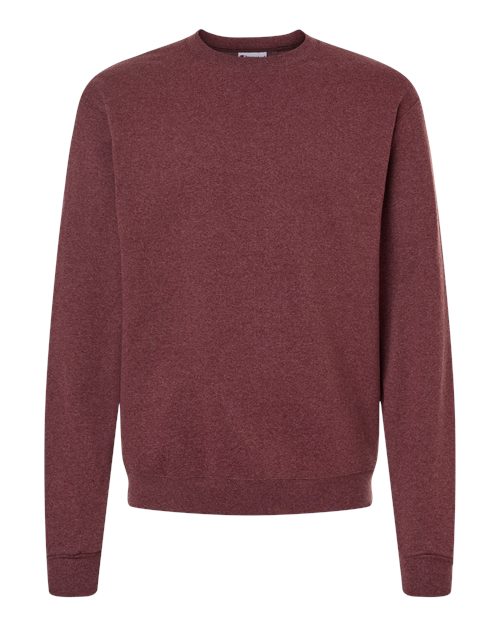 Unisex Powerblend® Crewneck Sweatshirt - Maroon Heather