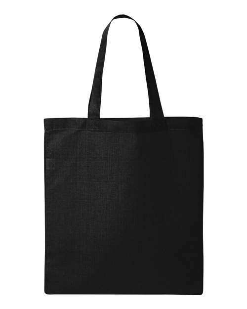 Q-Tees QTB Economical Tote - Black