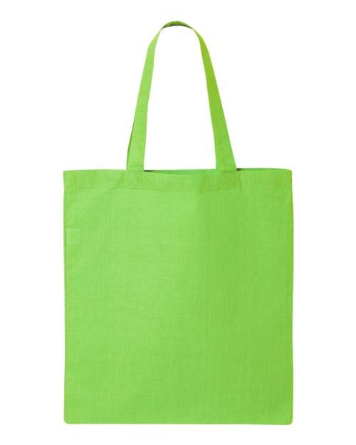 Q-Tees QTB Economical Tote - Lime