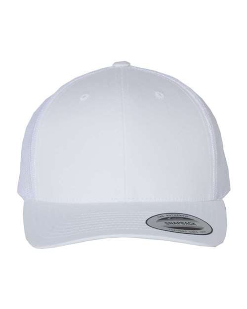 Load image into Gallery viewer, YP Classics 6606 Retro Trucker Cap - White
