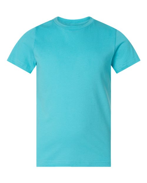 LAT 6101 Youth Fine Jersey Tee - Caribbean