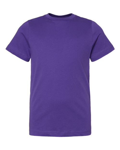 LAT 6101 Youth Fine Jersey Tee - Purple