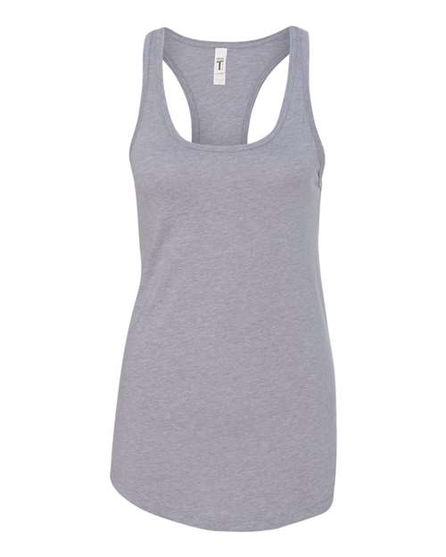 Women's Ideal Racerback Tank - Heather Grey