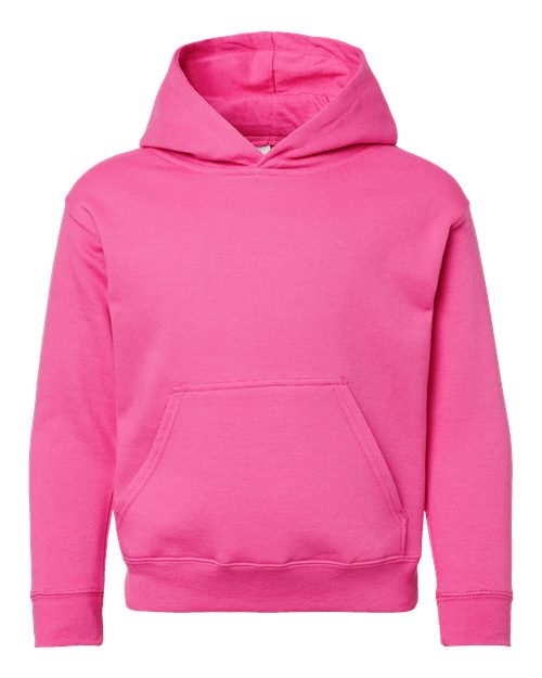 Load image into Gallery viewer, LAT 2296 Youth Hoodie Sweatshirt - Raspberry
