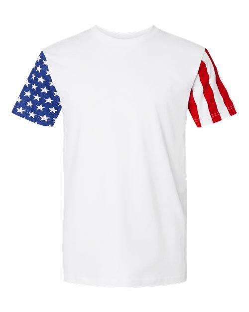 Unisex Stars & Stripes Tee - White