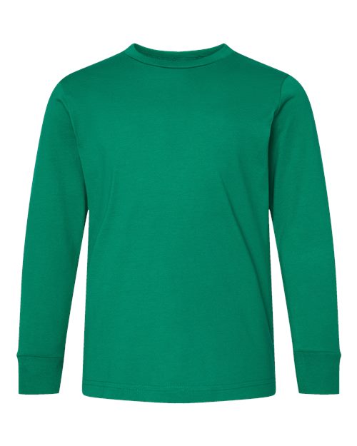 LAT 6201 Youth Fine Jersey Long Sleeve Tee - Kelly
