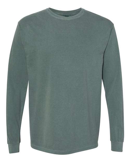 Load image into Gallery viewer, Unisex Garment-Dyed Heavyweight Long Sleeve T-Shirt - Blue Spruce
