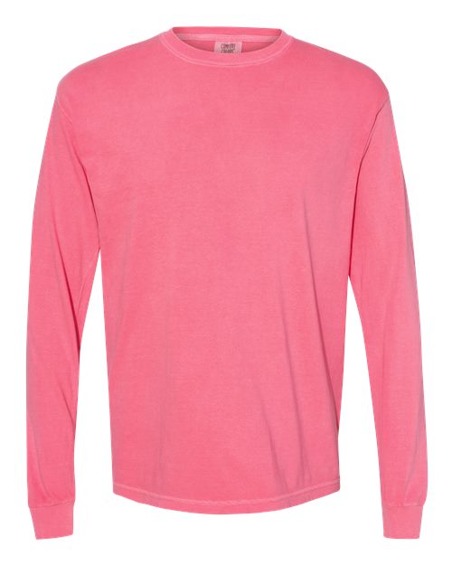Load image into Gallery viewer, Unisex Garment-Dyed Heavyweight Long Sleeve T-Shirt - Crunchberry
