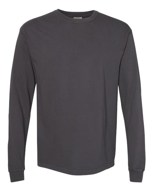 Load image into Gallery viewer, Unisex Garment-Dyed Heavyweight Long Sleeve T-Shirt - Graphite
