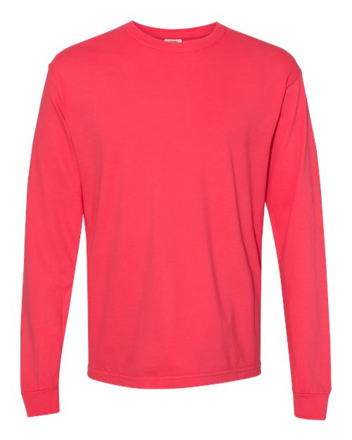 Load image into Gallery viewer, Unisex Garment-Dyed Heavyweight Long Sleeve T-Shirt - Paprika
