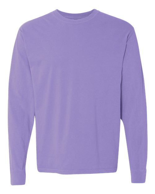 Load image into Gallery viewer, Unisex Garment-Dyed Heavyweight Long Sleeve T-Shirt - Violet
