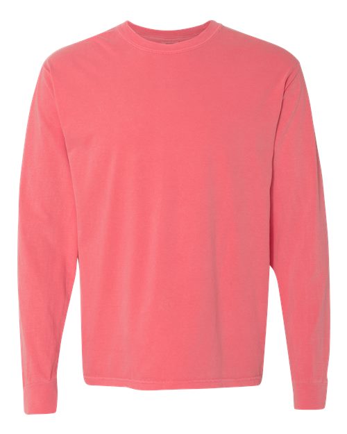 Load image into Gallery viewer, Unisex Garment-Dyed Heavyweight Long Sleeve T-Shirt - Watermelon
