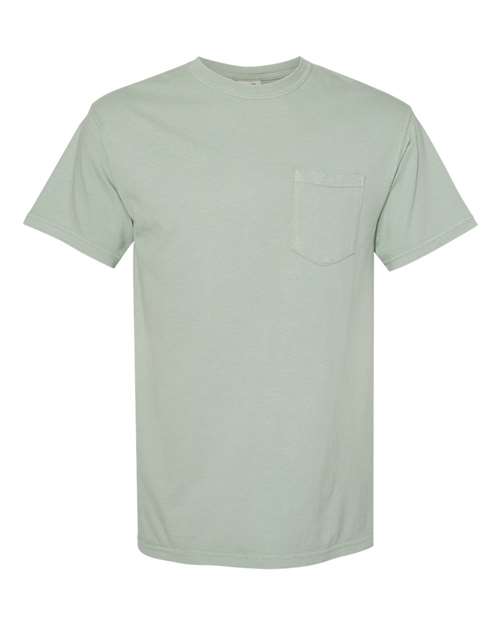 Unisex Garment-Dyed Heavyweight Pocket T-Shirt - Bay