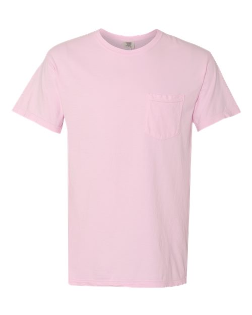 Load image into Gallery viewer, Unisex Garment-Dyed Heavyweight Pocket T-Shirt - Blossom
