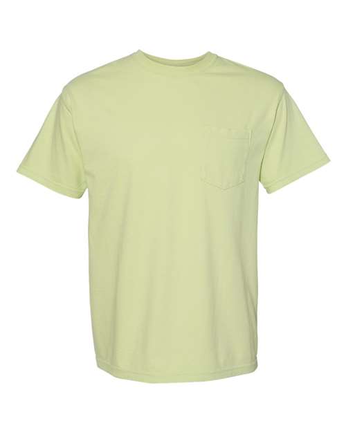 Load image into Gallery viewer, Unisex Garment-Dyed Heavyweight Pocket T-Shirt - Celadon
