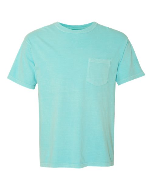 Load image into Gallery viewer, Unisex Garment-Dyed Heavyweight Pocket T-Shirt - Chalky Mint
