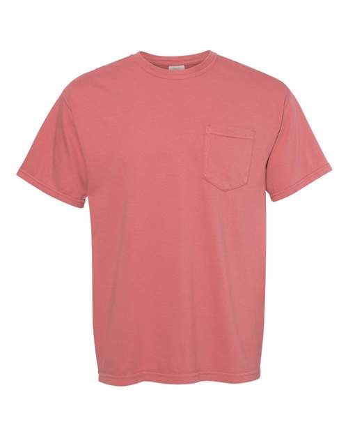 Unisex Garment-Dyed Heavyweight Pocket T-Shirt - Cumin