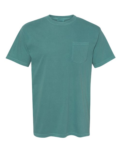 Unisex Garment-Dyed Heavyweight Pocket T-Shirt - Emerald