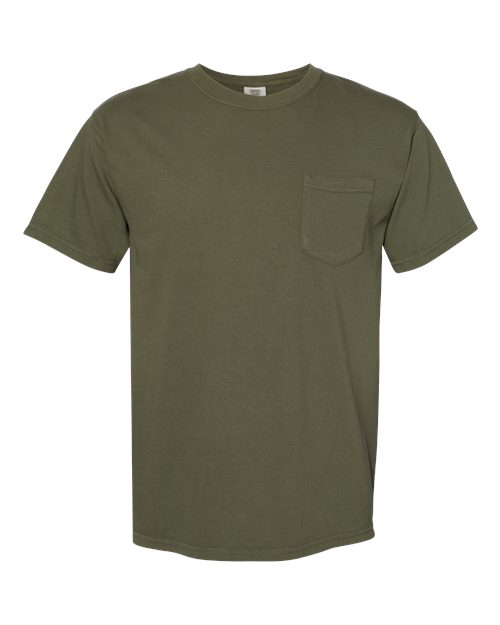 Load image into Gallery viewer, Unisex Garment-Dyed Heavyweight Pocket T-Shirt - Sage
