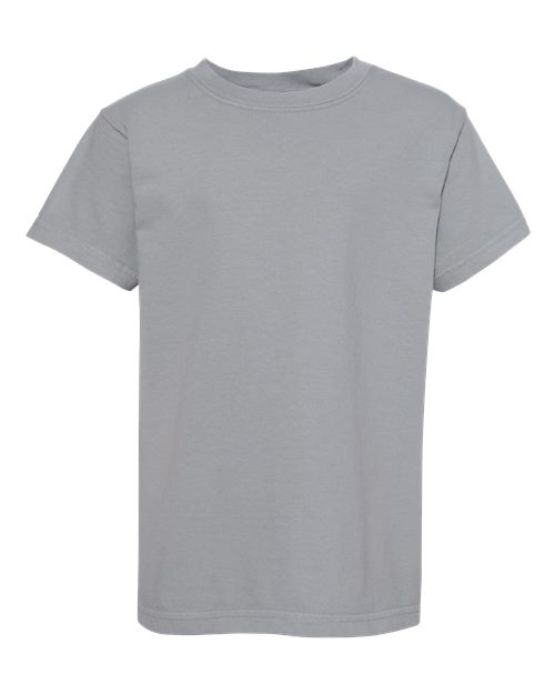 Load image into Gallery viewer, Youth Garment-Dyed Heavyweight T-Shirt - Granite
