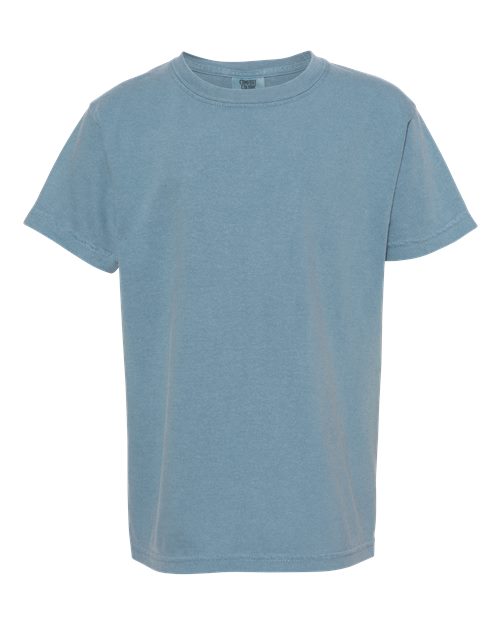 Youth Garment-Dyed Heavyweight T-Shirt - Ice Blue