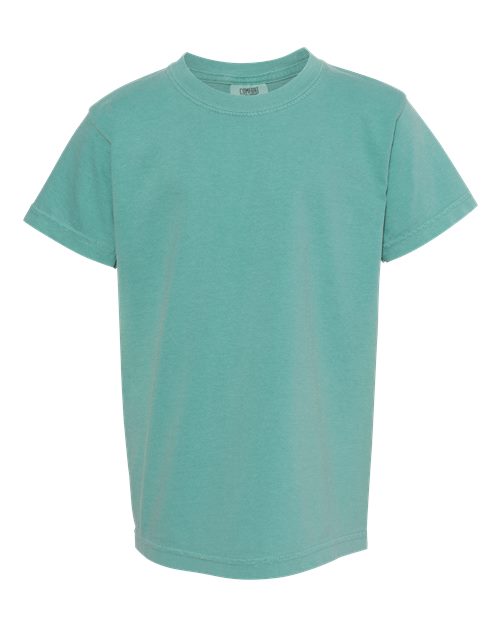 Youth Garment-Dyed Heavyweight T-Shirt - Seafoam