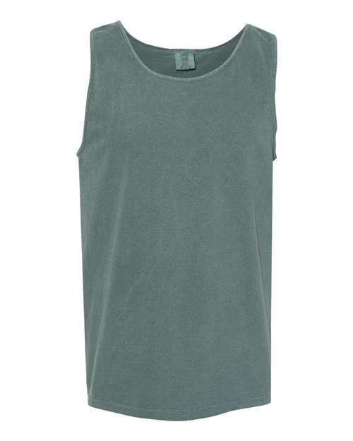 Unisex Garment-Dyed Heavyweight Tank Top - Blue Spruce