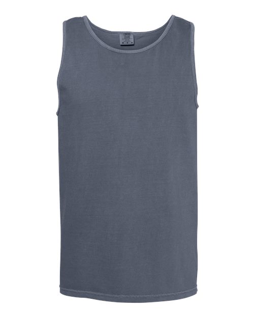 Unisex Garment-Dyed Heavyweight Tank Top - Denim