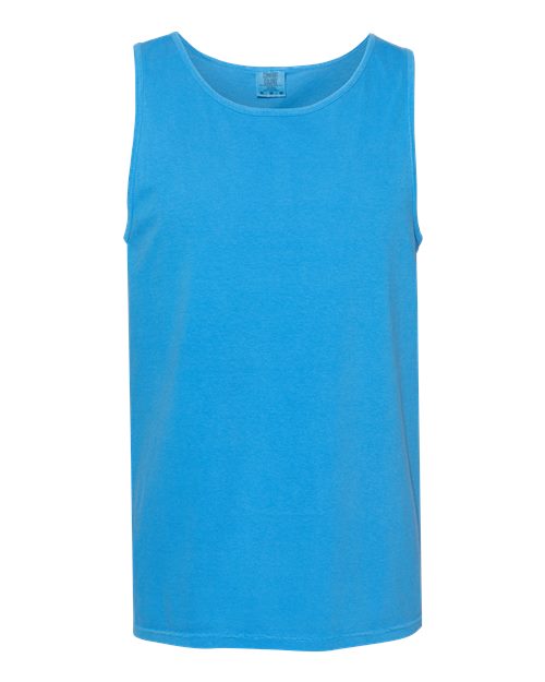 Load image into Gallery viewer, Unisex Garment-Dyed Heavyweight Tank Top - Royal Caribe
