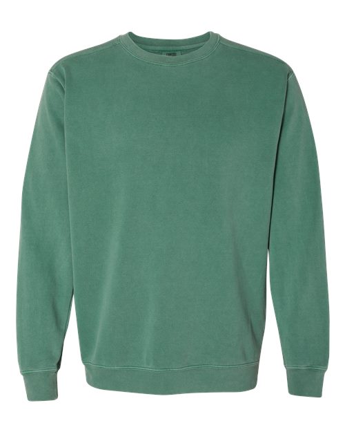 Load image into Gallery viewer, Unisex Garment-Dyed Crewneck Sweatshirt - Light Green
