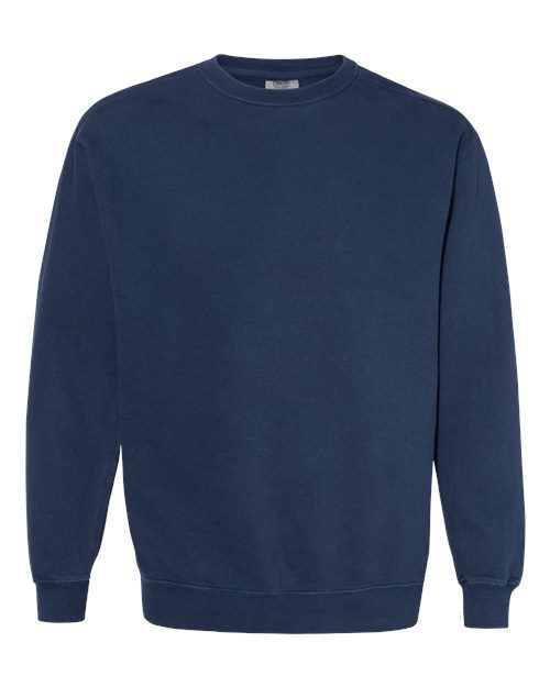 Load image into Gallery viewer, Unisex Garment-Dyed Crewneck Sweatshirt - True Navy
