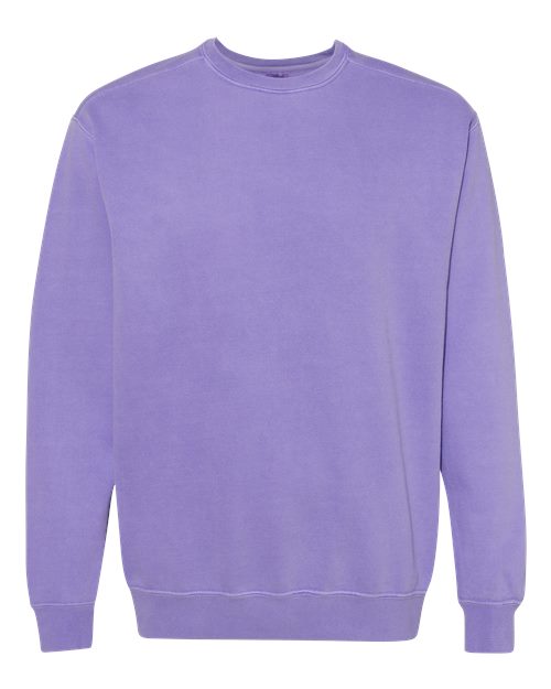 Unisex Garment-Dyed Crewneck Sweatshirt - Violet