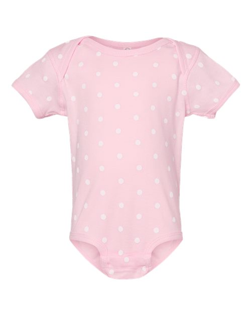 Load image into Gallery viewer, Infant Baby Rib Bodysuit - Ballerina/ White Dot
