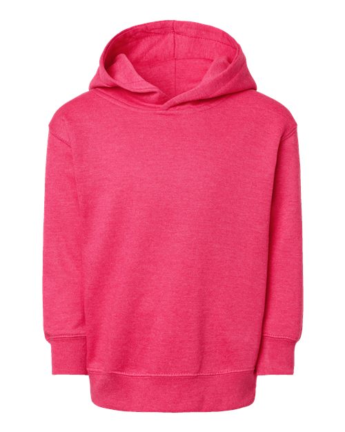 Toddler Pullover Fleece Hoodie - Vintage Hot Pink