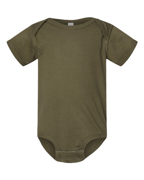 Infant Fine Jersey Bodysuit - Military Green