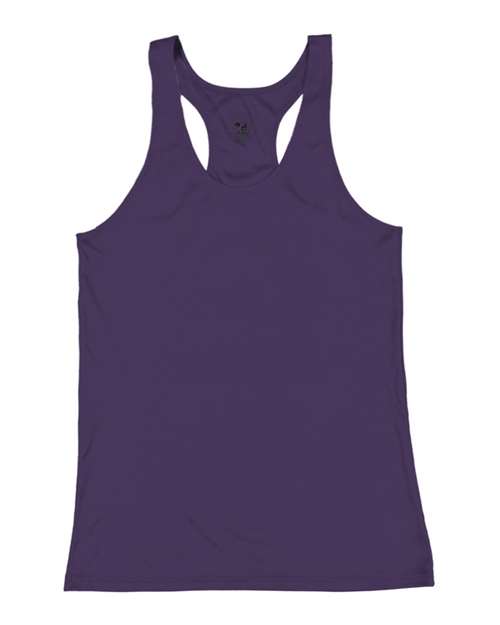 Load image into Gallery viewer, Badger 4166 Women’s B-Core Racerback Tank Top - Purple
