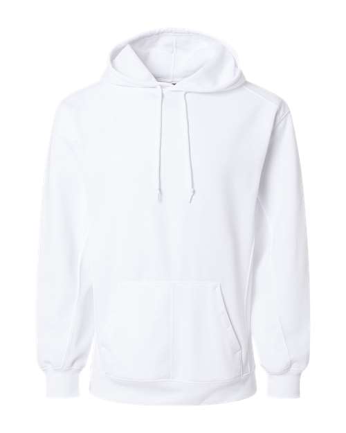 Badger 1454 Men's Performance Fleece Hooded Sweatshirt - White