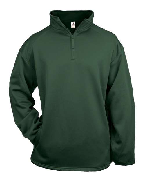 Badger 1480 Men's Performance Quarter-Zip Pullover - Forest