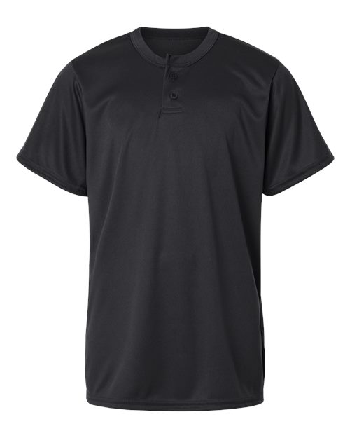 Alleson Athletic 2930 Youth B-Core Placket Jersey - Black