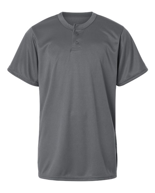 Alleson Athletic 2930 Youth B-Core Placket Jersey - Graphite