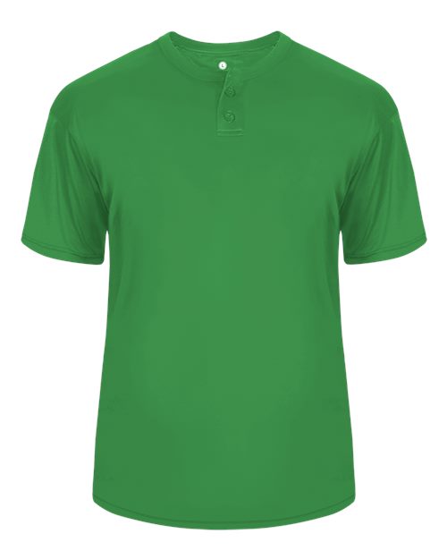 Alleson Athletic 7930 Men's B-Core Placket Jersey - Kelly